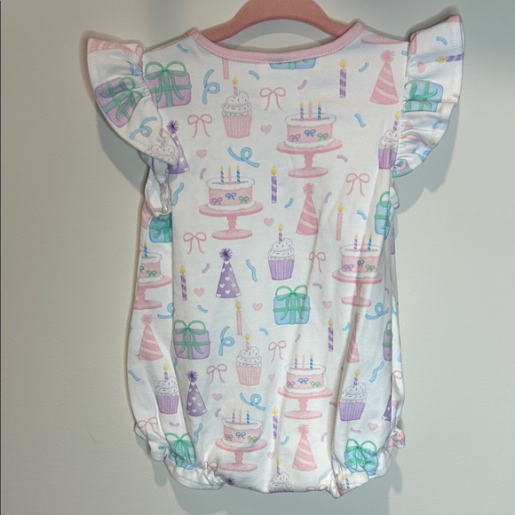 First Birthday Theme Knit Bubble - SZ 12M - Picture 2 of 3